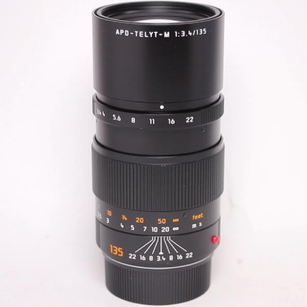 Used Leica APO Telyt M 135mm f/3.4 Lens Black Anodised