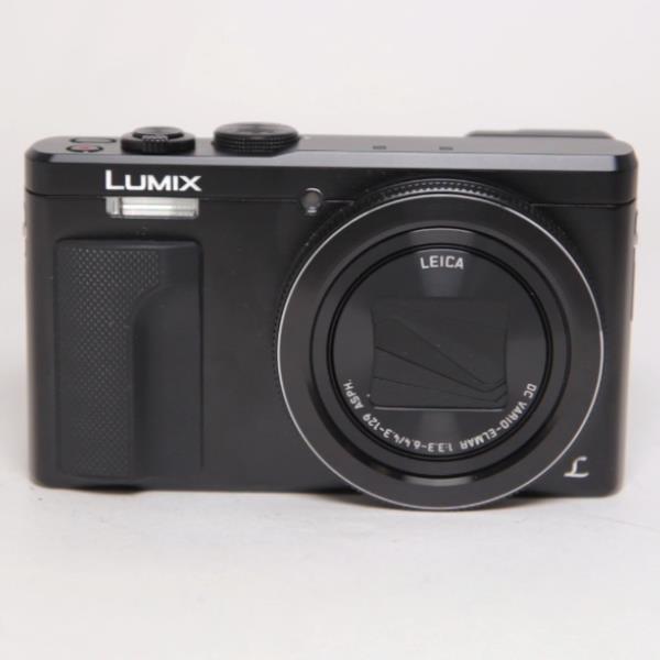 Used Panasonic Lumix DMC-TZ80 Compact Digital Camera Black