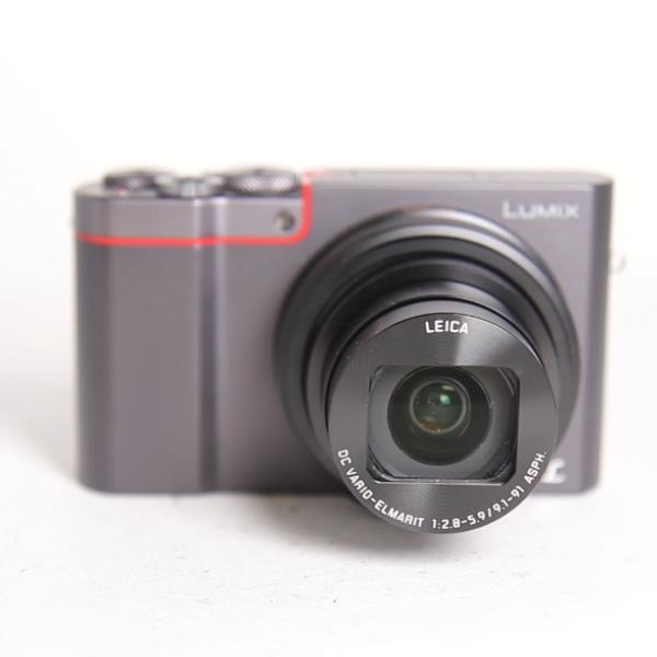 Used Panasonic Lumix DMC-TZ100 Compact Digital Camera Grey