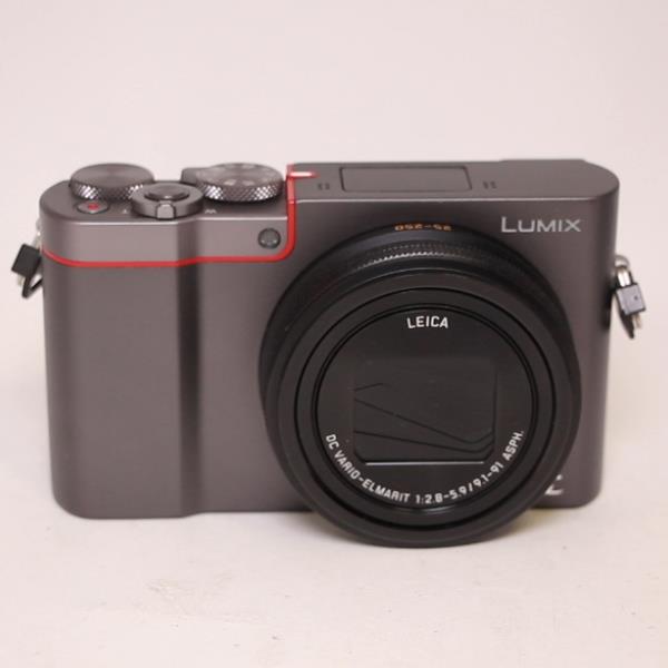 Used Panasonic Lumix DMC-TZ100 Compact Digital Camera Silver