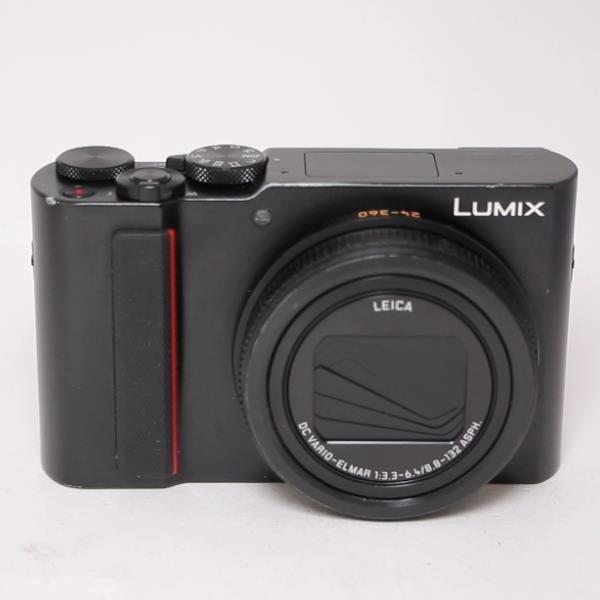 Used Panasonic Lumix DC-TZ200 Compact Digital Camera Black