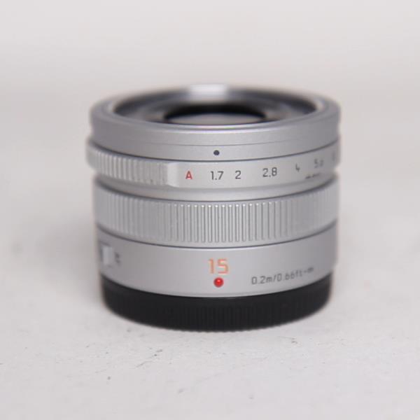 Used Panasonic Leica DG Summilux 15mm f/1.7 ASPH Lens