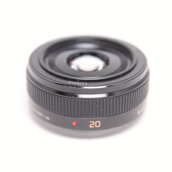 Used Panasonic Lumix G 20mm f/1.7 II ASPH Pancake Lens Black