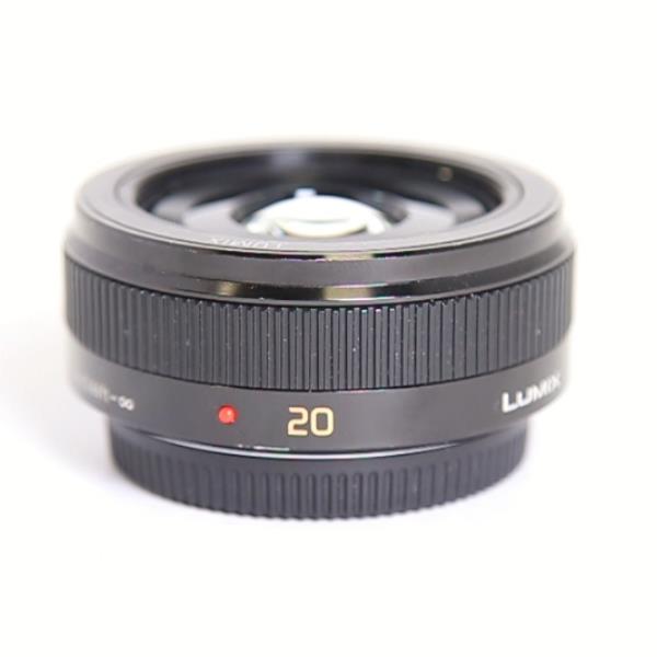Used Panasonic Lumix G 20mm f/1.7 II ASPH Pancake Lens Black