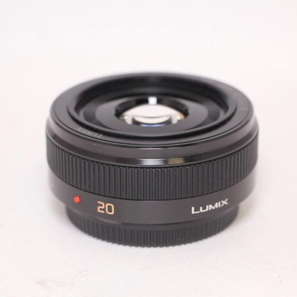 Used Panasonic Lumix G 20mm f/1.7 II ASPH Pancake Lens Black