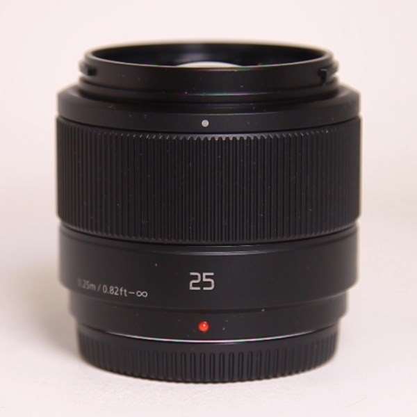 Used Panasonic Lumix G 25mm f/1.7 ASPH Lens Black