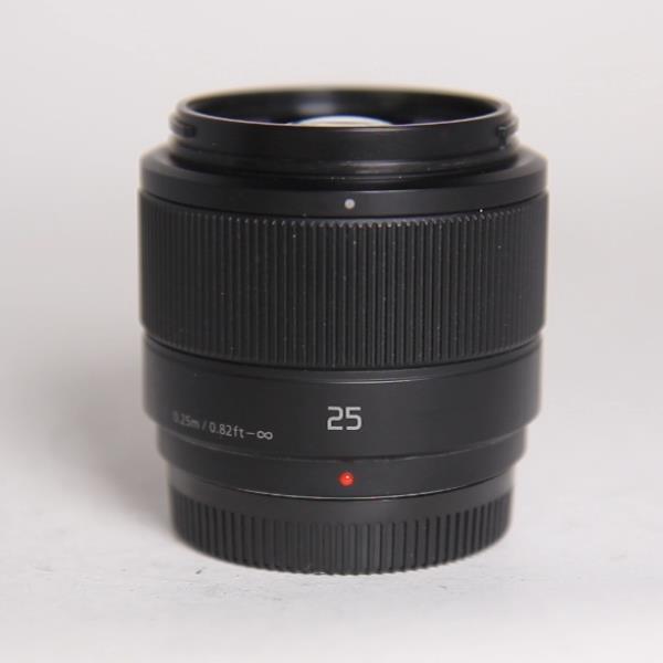 Used Panasonic Lumix G 25mm f/1.7 ASPH Lens Black