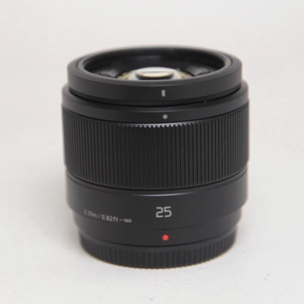 Used Panasonic Lumix G 25mm f/1.7 ASPH Lens Black