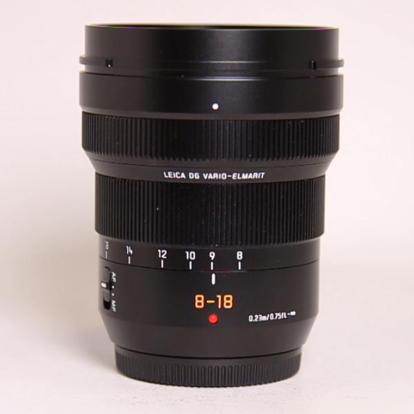 Used Panasonic Leica DG Vario-Elmarit 8-18mm f/2.8-4 ASPH Zoom Lens