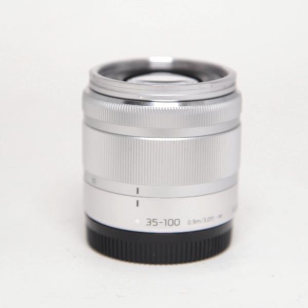 Used Panasonic Lumix G Vario 35-100mm f/4-5.6 ASPH MEGA O.I.S. Lens Silver