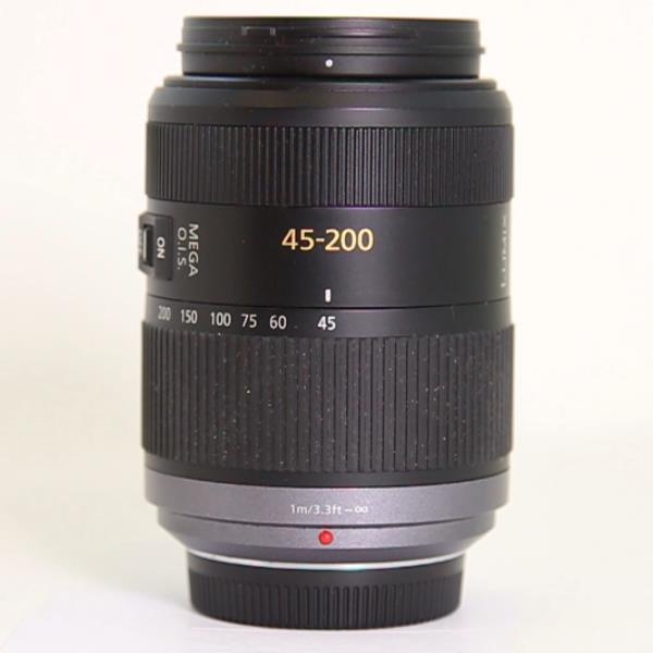 Used Panasonic Lumix G VARIO 45-200mm F4-5.6 ASPH Mega O.I.S lens