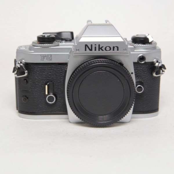 Used Nikon FG 35mm Film SLR + MD-E motor drive.