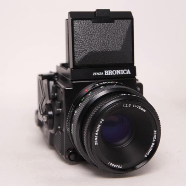 Used Bronica ETRS +i 120 Film Back + 75mm f2.8