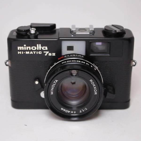 Used Minolta Hi-Matic 7s II 35mm Film Camera