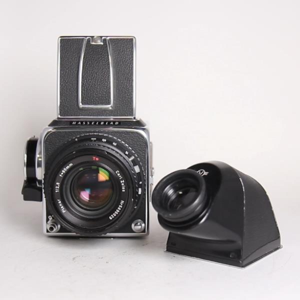 Used Hasselblad 500C/M + CF 80mm f2.8 Lens + A12 Film Back + Prism View Finder