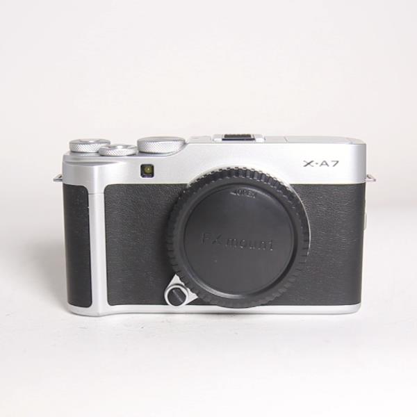 Used Fujifilm X-A7 Silver Camera Body
