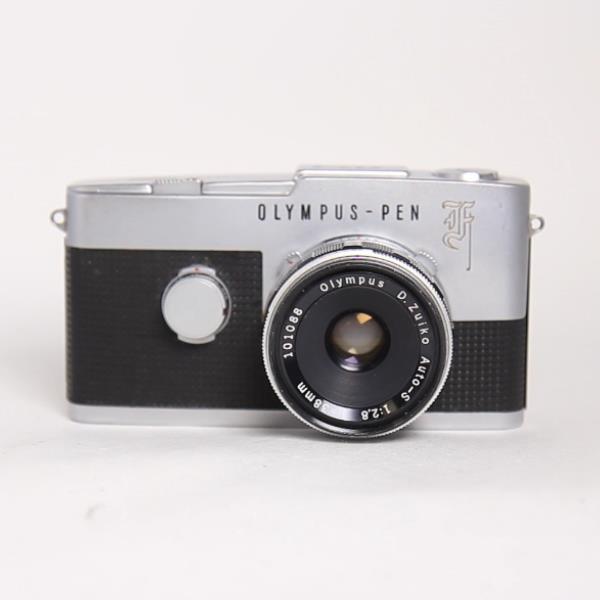 Used Olympus Pen F Half Frame Film Camera