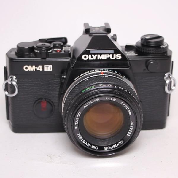 Used Olympus OM-4Ti 35mm Film Camera & 50mm Lens