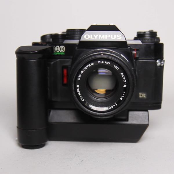 Used Olympus OM40 with 50mm 1.8 and Winder