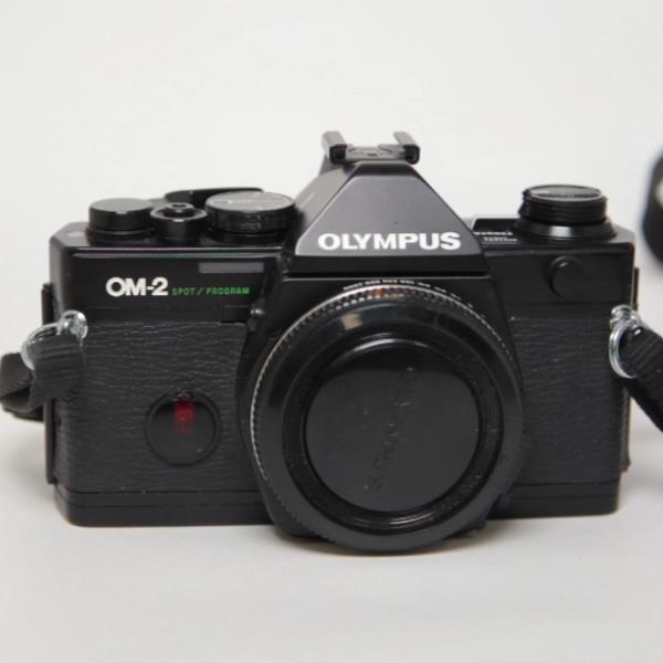 Used Olympus OM-2 Spot/Program SLR 35mm film camera