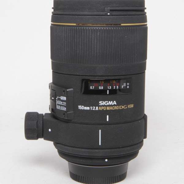 Used Sigma 150mm lens  f/2.8 APO EX DG HSM Macro - Nikon Fit