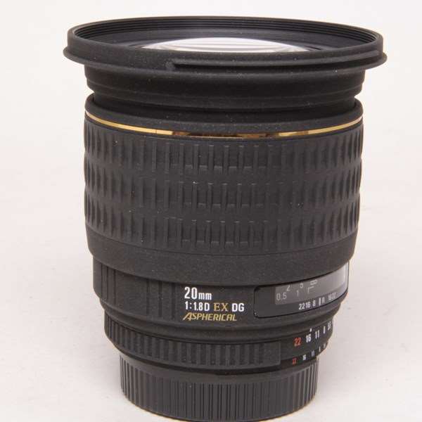 Used Sigma 20mm f1.8 EX DG Nikon f Mount