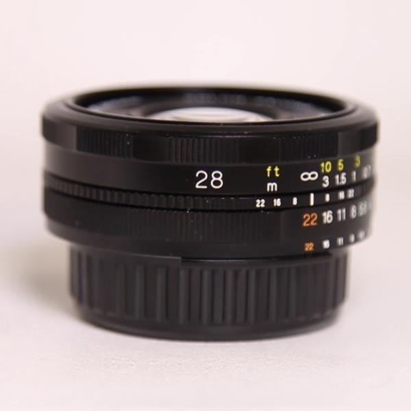 Used Voigltander 28mm f/2.8 Color Skopar SL-Il N Lens