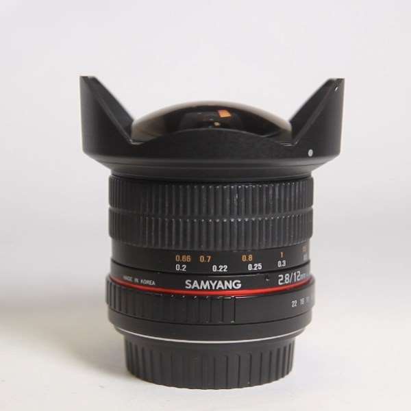 Used Lenses Samyang 12mm f/2.8 ED AS NCS Fisheye Lens Canon EF