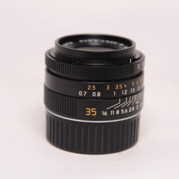 Used Leica Summicron-M 35mm f/2 ASPH I Black (11879) M Mount Lens