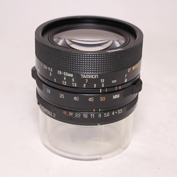 Used Tamron 28-50mm f/3.5-4.5 Zoom Lens Adaptall 2 Mount System