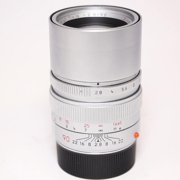 USED Leica 90mm f/2.8 Elmarit-M silver (11808)