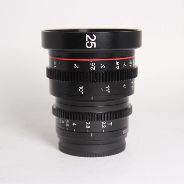 Used Meike 25mm T/2.2 Manual Cine Lens - Micro 4/3rd Mount