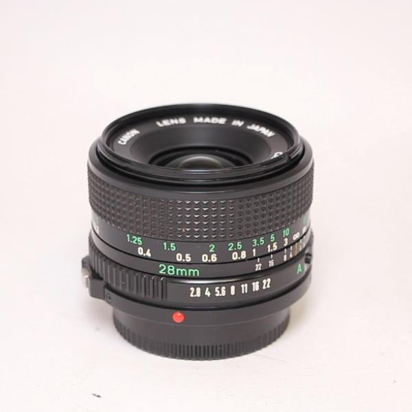 Used Canon FD 28mm f/2.8 Lens