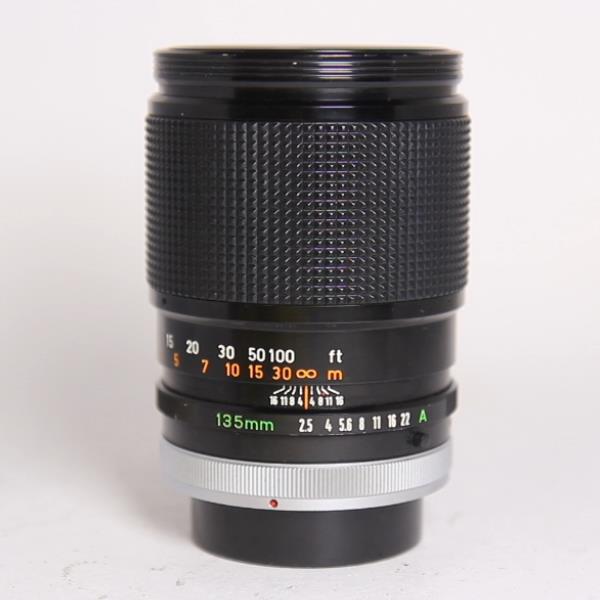 Used Canon FD 135mm F2.5 Lens + Vivitar Teleconverter