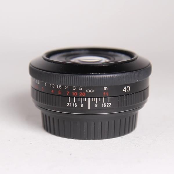 Used Voigtlander 40mm f/2 SL II-S Ultron Lens Black for Canon EF