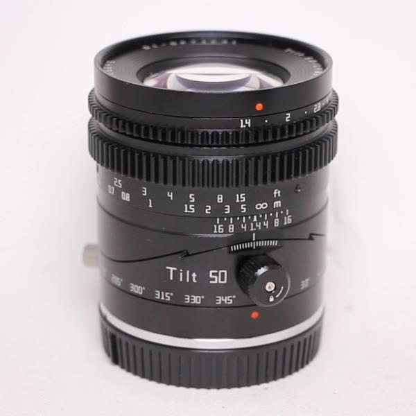 Used TTArtisan 50mm f1.4 Tilt Lens Nikon Z, Lens