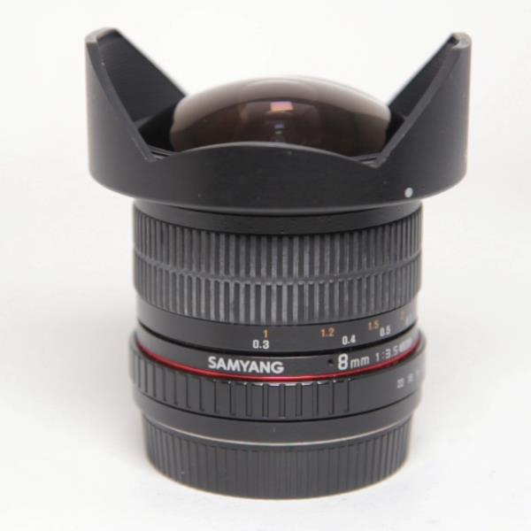 Used Used Samyang 8mm f3.5 Fisheye CS II Lens Canon EF