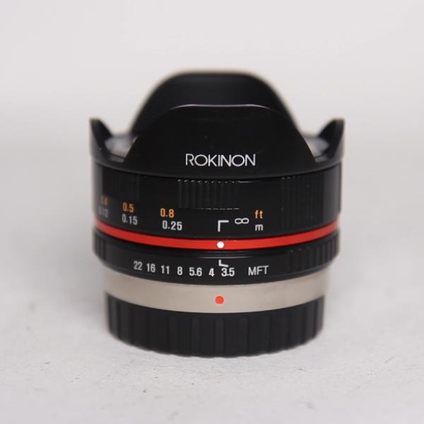 Used Rokinon 7.5mm F3.5 Wide Angle Fisheye Lens