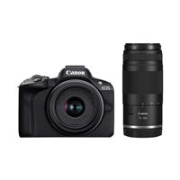 Canon EOS R50 with RF-S 18-45mm and RF 75-300mm Twin Lens Kit