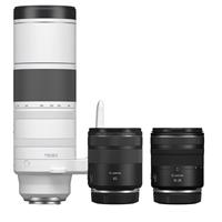 Canon Enthusiast RF Lens Kit 16-28mm 85mm 200-800mm