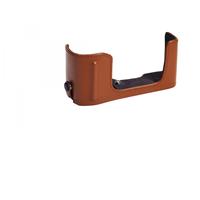 Fujifilm X-M1/X-A1 Half Case Brown