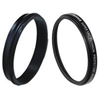 Weather-Resistant Kit X100  Black (Adaptor Ring and Protector Filter)