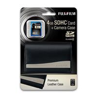 Fujifilm F300 Premium Leather Case and 4GB SDHC