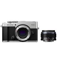 OM System PEN Silver Camera with 17mm F1.8 II Lens Kit