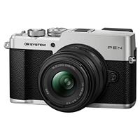 OM System PEN Silver Camera with 14-42mm III Lens Kit