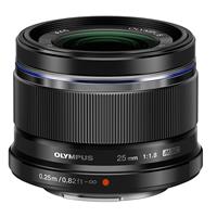 Olympus M.Zuiko Digital 25mm f/1.8 Lens Black