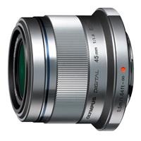 Olympus M.Zuiko Digital 45mm f/1.8 Lens Silver
