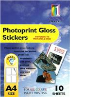 Formula 1 Photoprint Gloss Stickers A4 10 Sheets