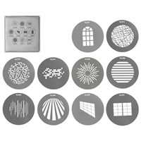 Nanlite Bowens Projection Attachment GOBO Size B Set 1