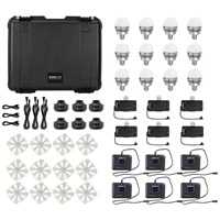 Nanlite PavoBulb 10C RGBWW LED Bulb 12 Kit